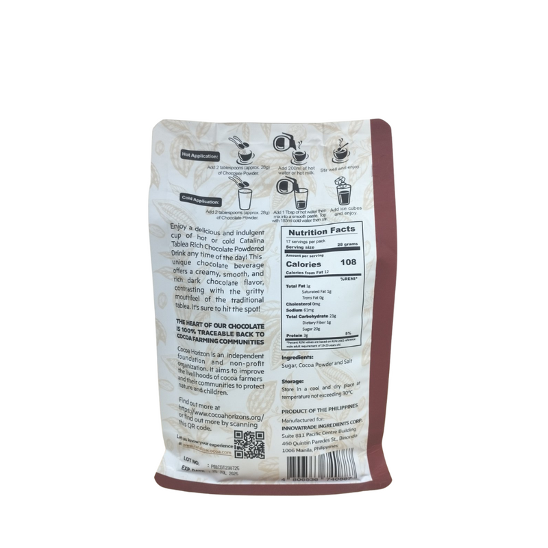 Catalina Tablea Rich Chocolate Powdered Drink 500g