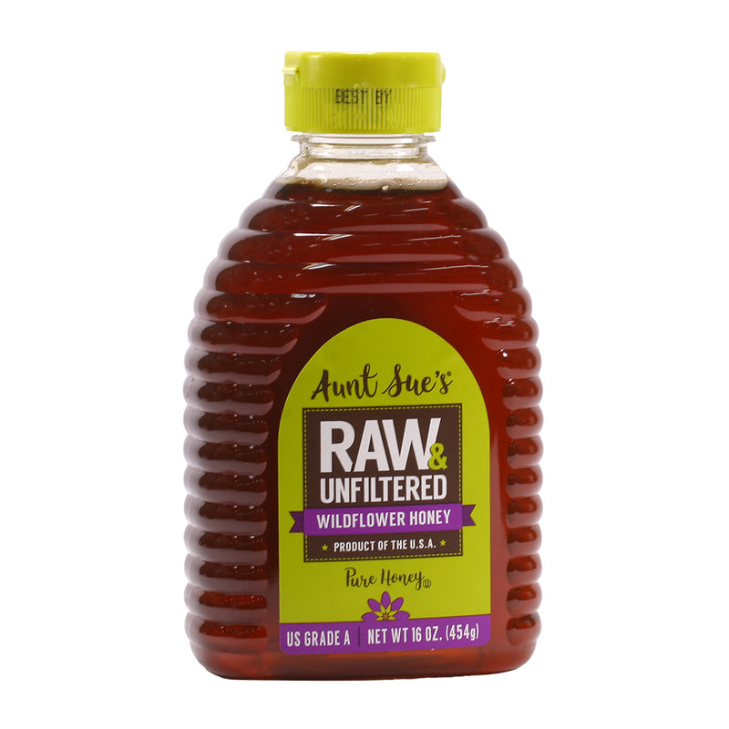 Aunt Sue Raw Wild Honey - 454g